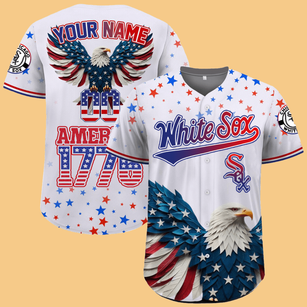 White Sox Independence Day Baseball Jersey 2025 - Cabryon